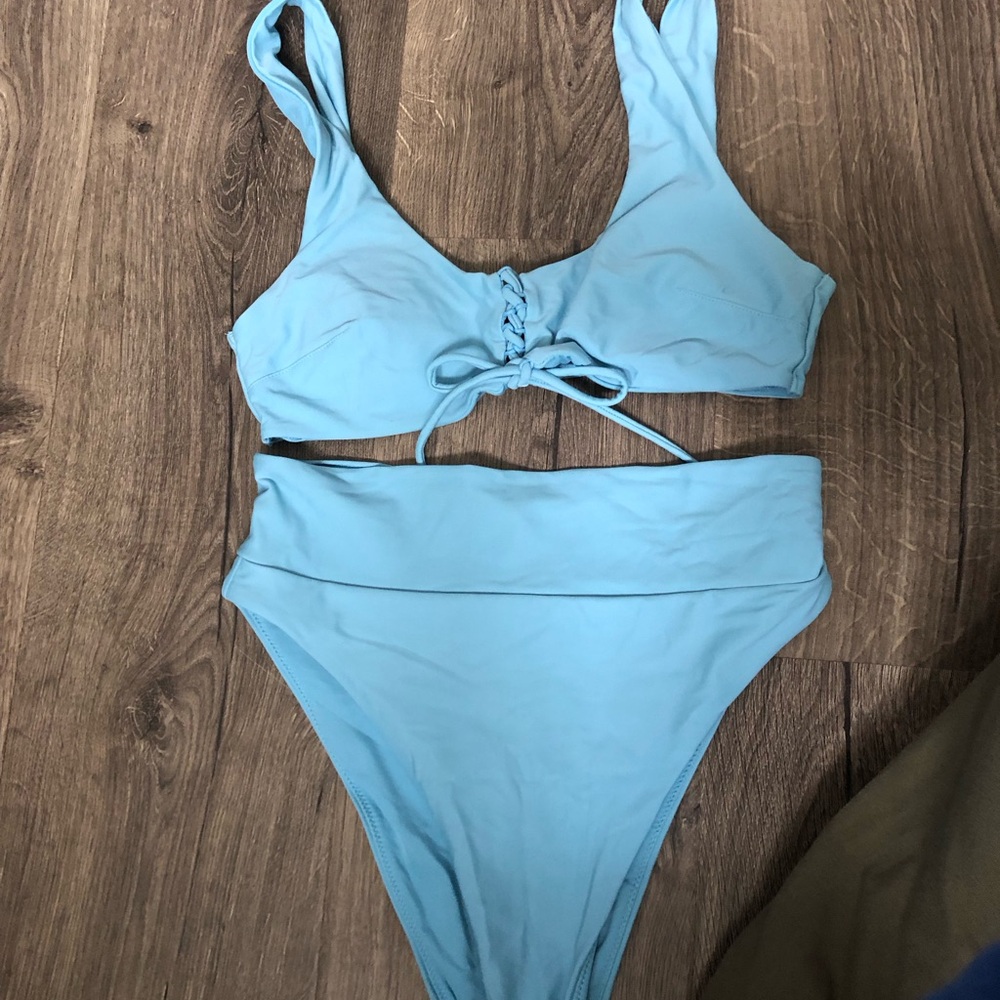 Aerie Light Blue Bikini Set